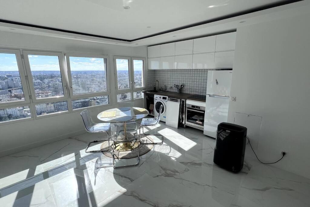 Nice Apartment With Amazing View Of Paris + Parking Exterior foto