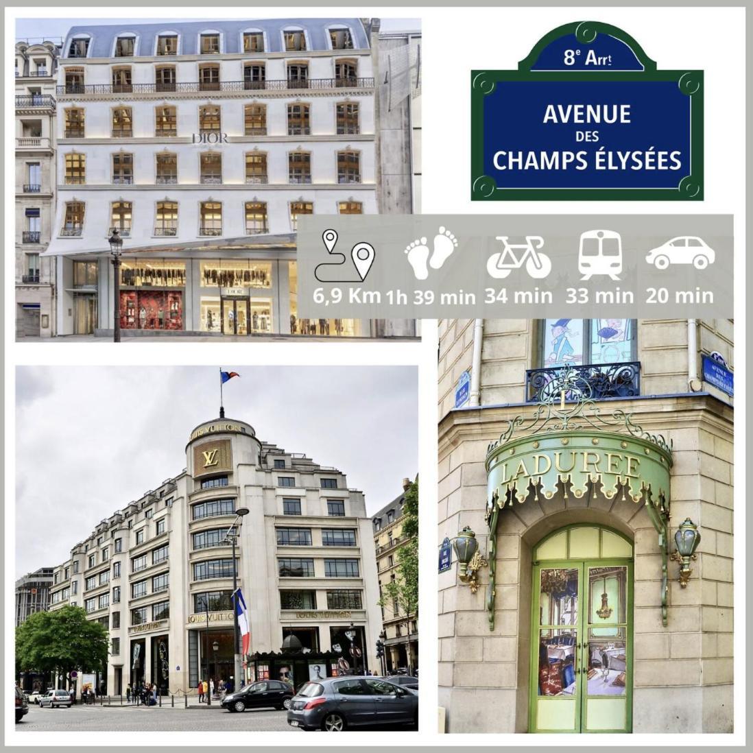 Nice Apartment With Amazing View Of Paris + Parking Exterior foto